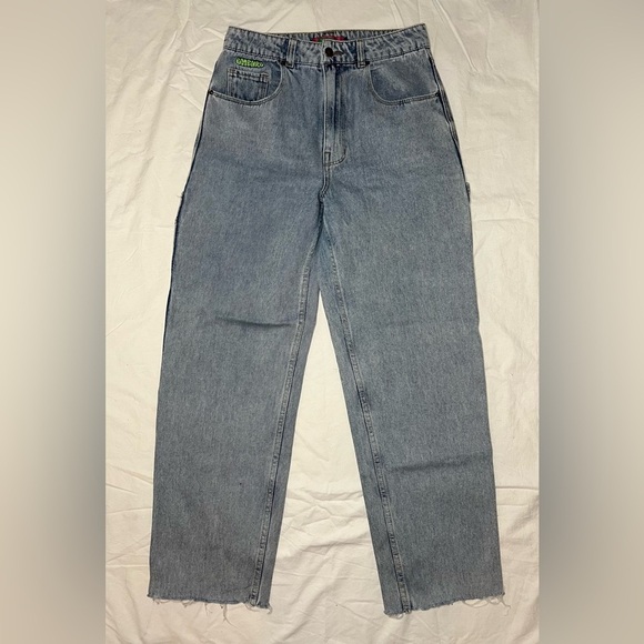 Empyre Tori Patch Baggy Wide Leg Skate Cargo Denim Jeans 8 - Picture 2 of 12